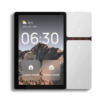 MOES Tuya WiFi 3.5-inch Smart Control Panel Screen 3 Relays 3 Physical Buttons IR Remote Control Bluetooth Sigmesh Hub Built-in