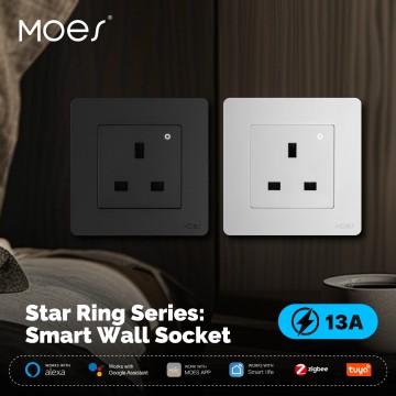 MOES Tuya ZigBee Smart Socket EU/UK